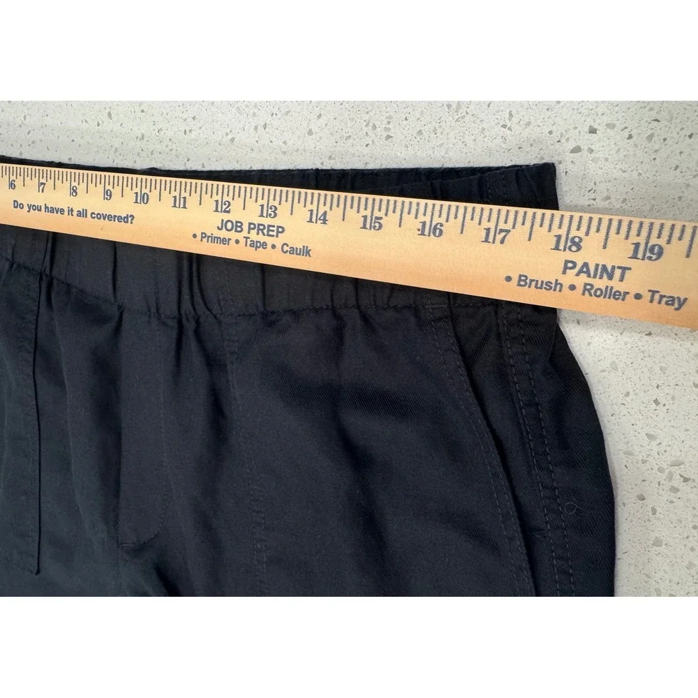 Banana Republic Pants Womens L Black Excellent Linen Blend Casual Chic